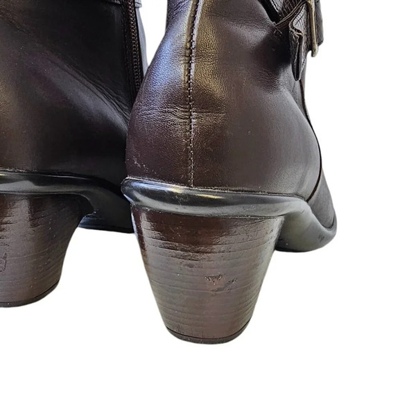 Dansko Womens Ryan Brown Leather Ankle Booties Size 41 US 10.5 - Picture 7 of 14